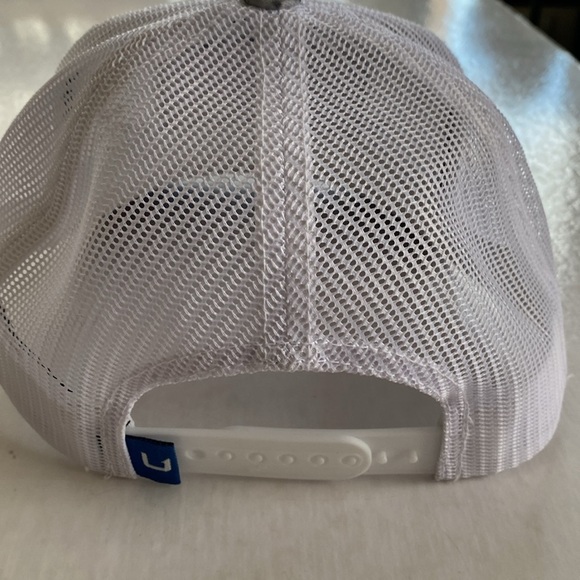 Huk Gray and White Snapback Hat with Camouflage Design - Picture 5 of 5